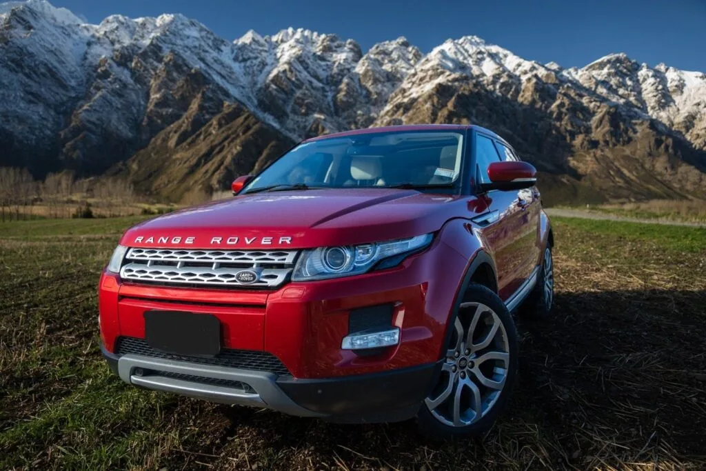 Range Rover Evoque car hire Christchurch